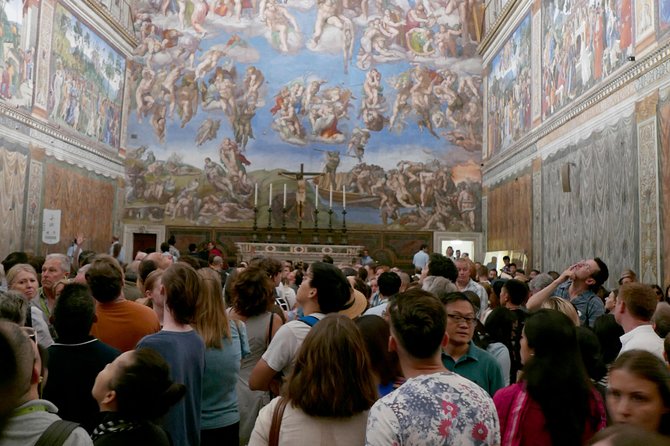 “Vatican Art Power And Influence–Private Experience - Sistine Chapel (15 minutes): Michelangelo’s ceiling and the Last Judgment