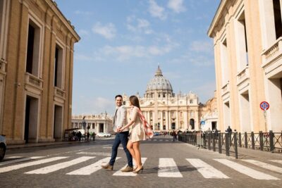 Vatican City Photo Shoot - The Rome-to-Vatican route: how the changing scenery improves your photos