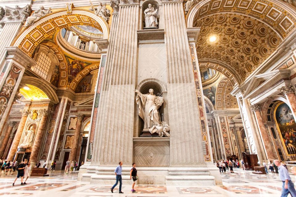Vatican City: Skip-the-Line Vatican Museums & Sistine Chapel - Fast-track St. Peter’s Basilica: key works plus the crypts