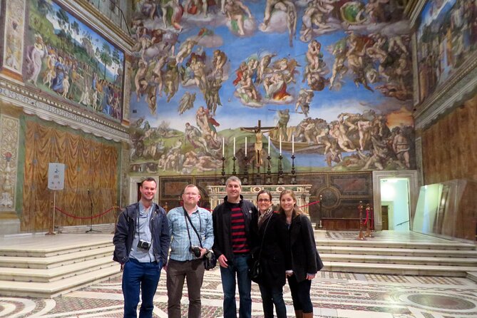 Vatican Evening Tour: the Museums at Their Best I Max 6 People - Sistine Chapel at golden hour: rules, timing, and Last Judgment scaffolding