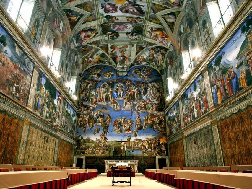 Vatican Museum & Sistine Chapel VIP audioguide tour + pickup - Your museum stops: Maps, Tapestries, Candelabra, and Pinecone courtyard