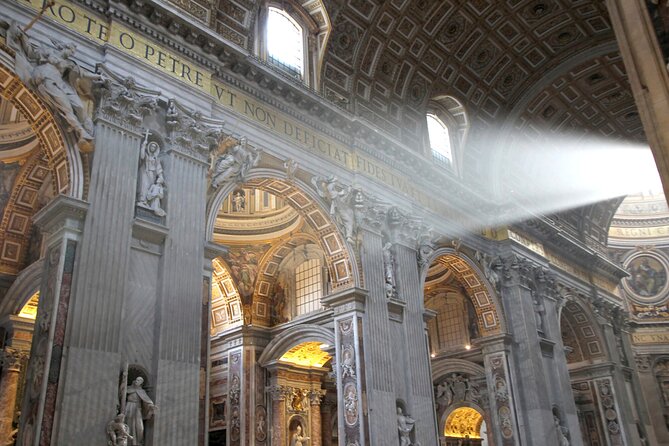 Vatican Museums, Sistine Chapel & 4 Papal Basilicas Full Day Tour - St. Peter’s Basilica guided time: the hits in 40 minutes