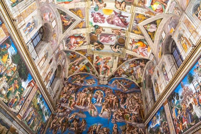 Vatican Museums Sistine Chapel and St. Peter's with pick up - Sistine Chapel: 30 minutes built around Michelangelo’s ceiling