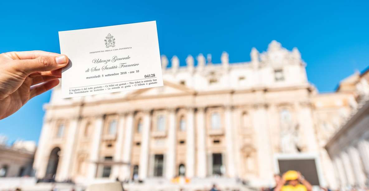 Vatican: Papal Audience and St. Peter's Basilica Guided Tour - Papal Audience: What You’re Actually Buying (and What You Control)