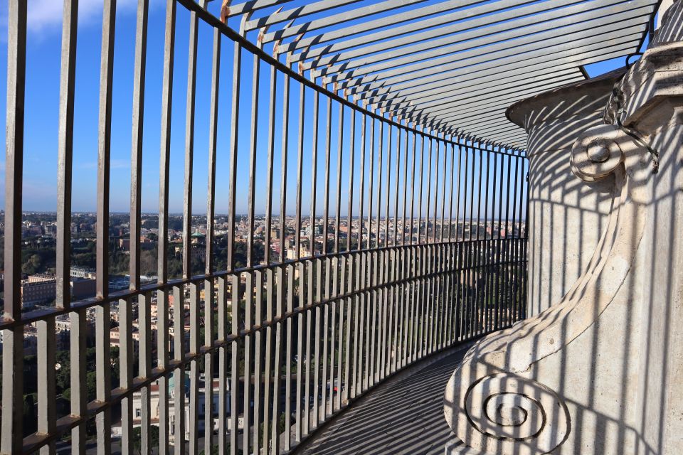 Vatican: St.Peter's Basilica & Dome - Reserved Entry & Tour - Dome climb details: elevator first, then 320 steps