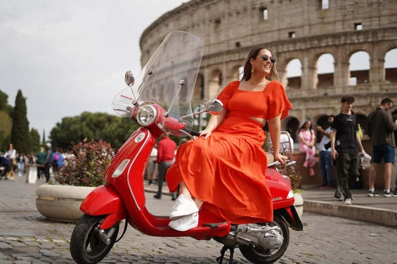 Vespa city tour in Rome with two different routes - Key highlights at a glance