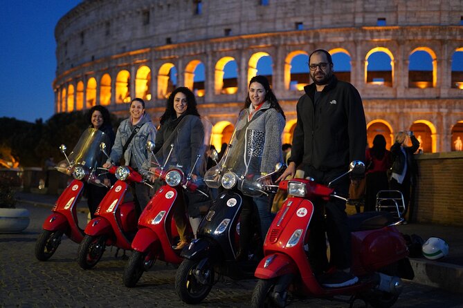 Vespa Scooter Night Tour in Rome with Professional Photographer - Trastevere at Night: Cobblestones, Church Facades, and a Real Roman Feeling