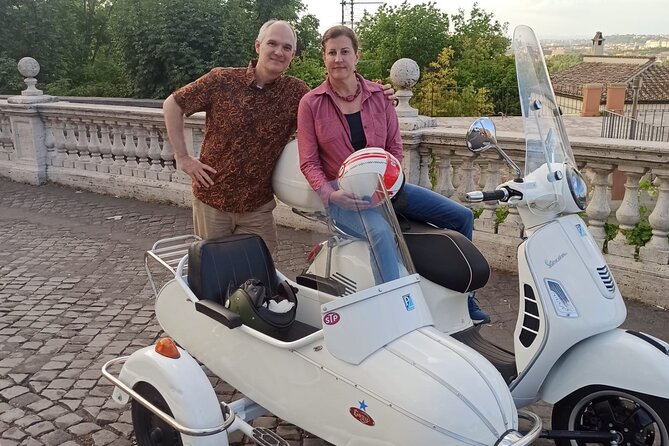 Vespa Sidecar Tour at Day/Night with Pickup - The Pyramid of Cestius: the quick drive-by you’ll actually remember