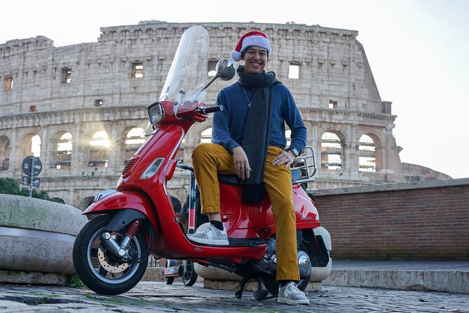 Vespa Tour in Rome with Pick up and Drop off - Stop 1: Colosseum Photo Time Without the Ticket Pressure