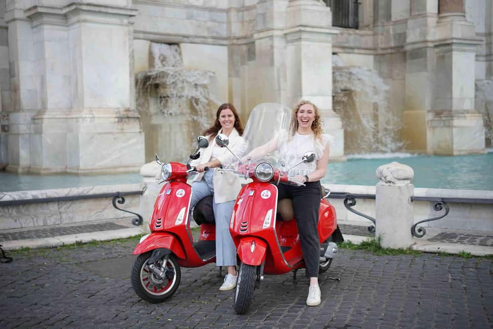 Vespa Tour in Rome with Pick Up and Drop off (City Center) - Colosseum photo time: how you get iconic without the crowds-long wait