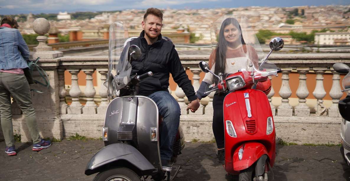 Vespa Tour with Professional Photographer - Rome by Scooter, Timed to Get Real Photos