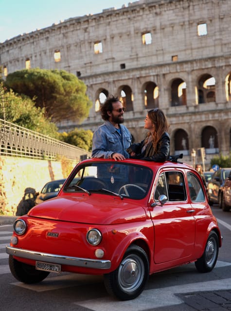 Vintage Fiat500 car Tour by Professional Photographer - Photography included: 30 JPEGs, delivered in 5–7 days