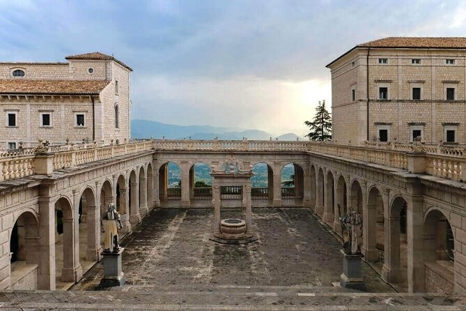 Work and Pray: In the Footsteps of St. Benedict Private Day Trip from Rome - Montecassino: the Appenines climb, the escorted entrance, and time to wander